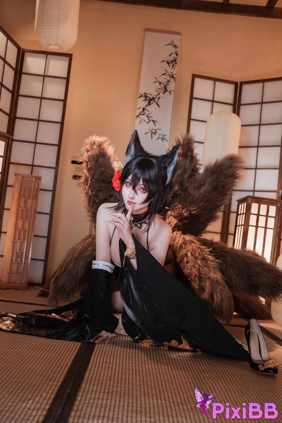 Cosplayer rioko Liangliangzi azur lane Omi Asama PixiBB.COM 026