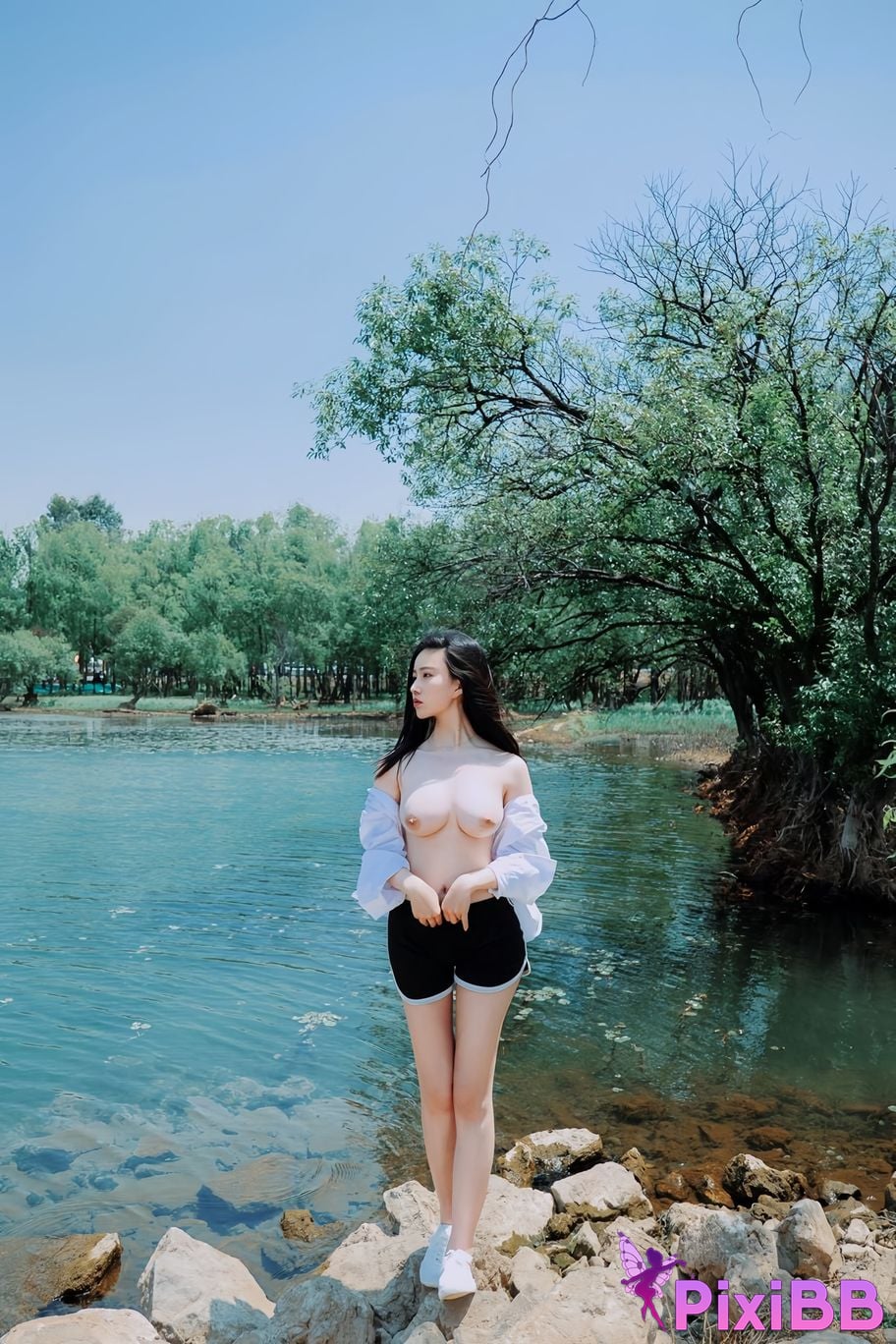 Cosplayer every year Nnian white shirt PixiBB.COM 019