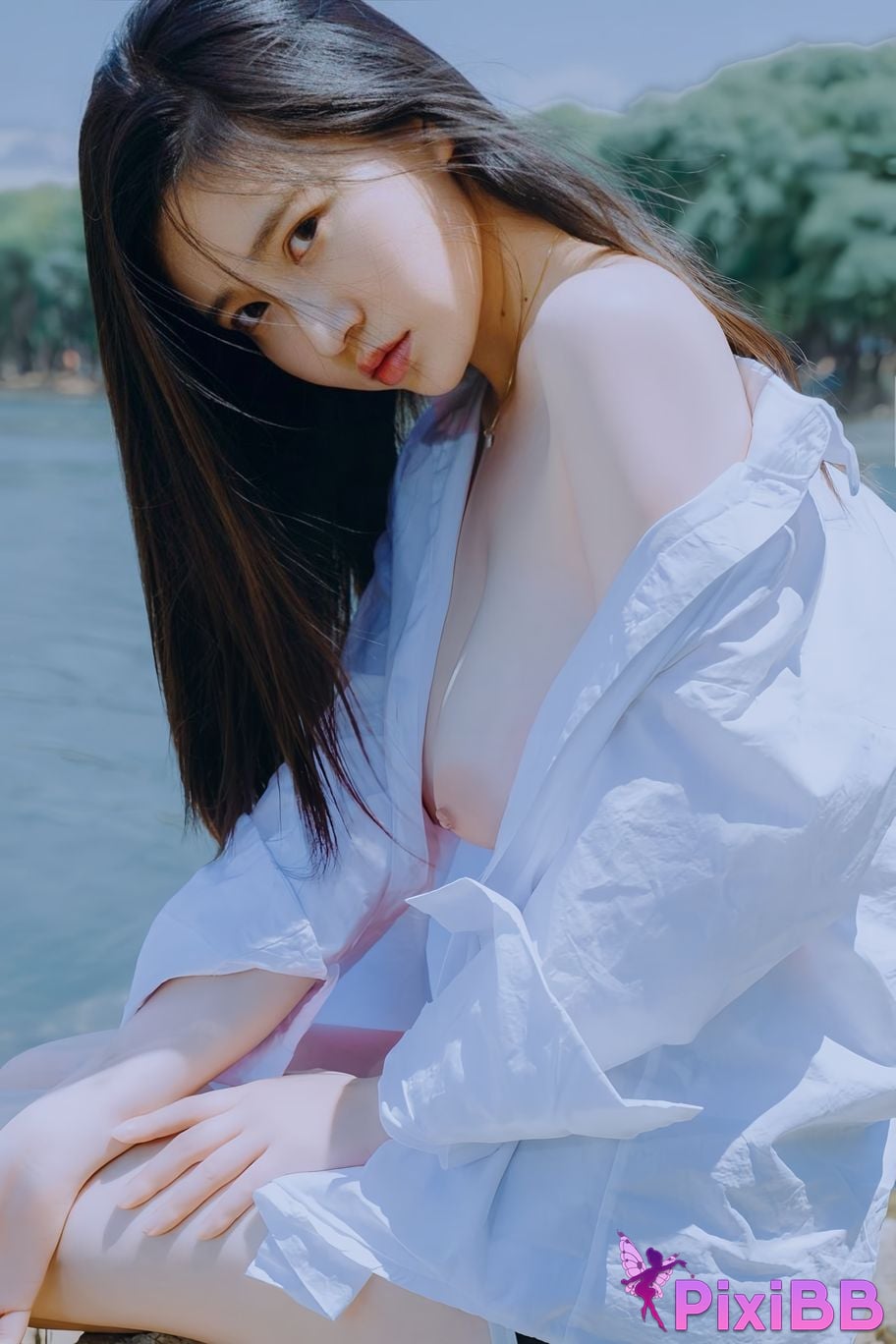 Cosplayer every year Nnian white shirt PixiBB.COM 022