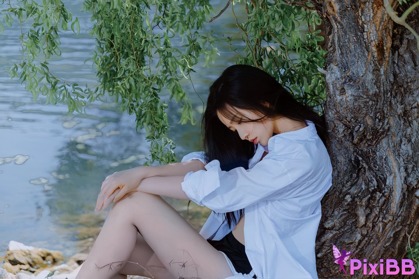 Cosplayer every year Nnian white shirt PixiBB.COM 033