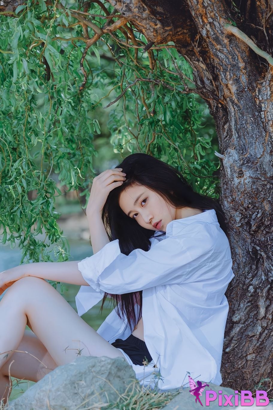 Cosplayer every year Nnian white shirt PixiBB.COM 034