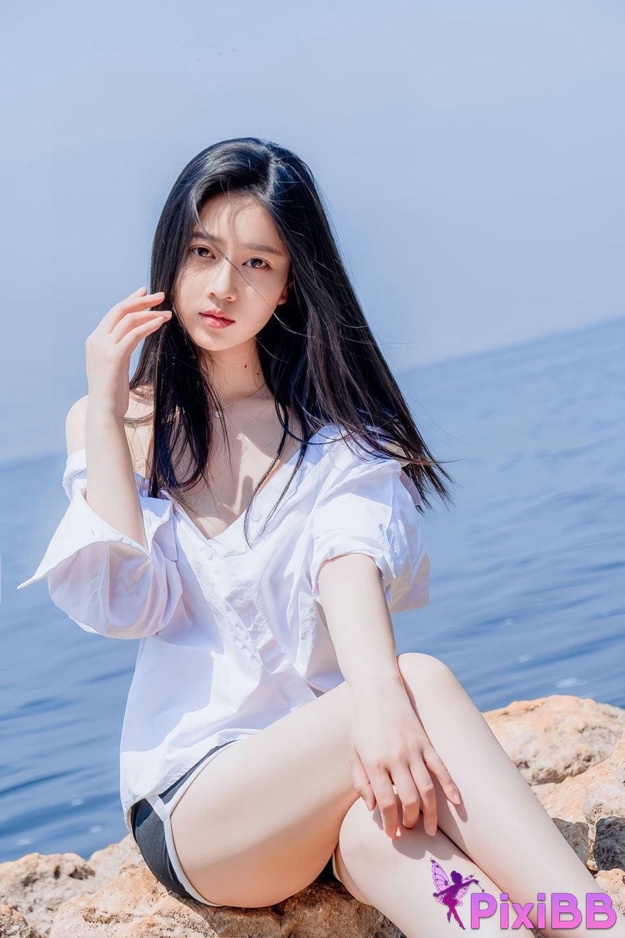 Cosplayer every year Nnian white shirt PixiBB.COM 039