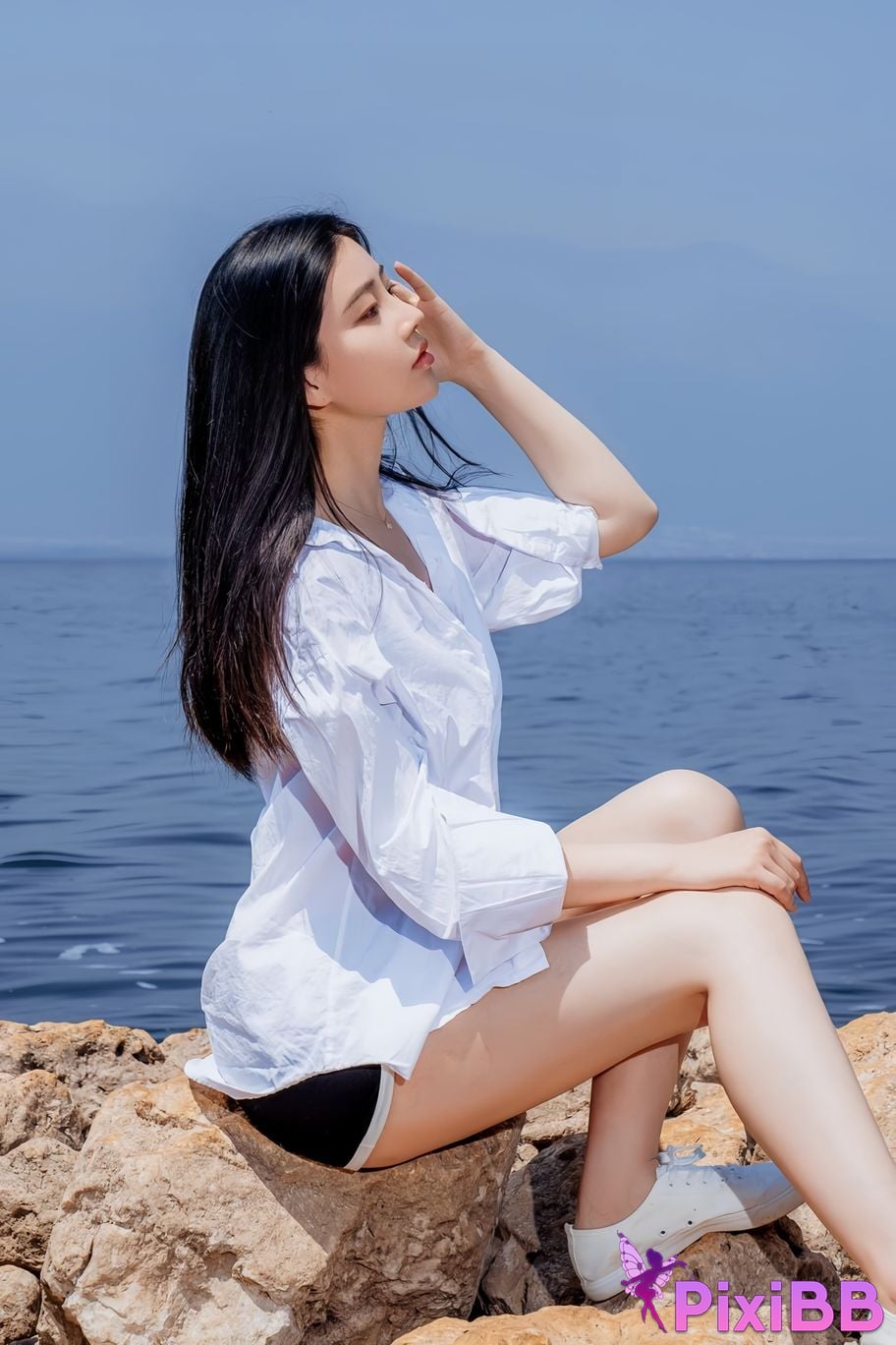 Cosplayer every year Nnian white shirt PixiBB.COM 044