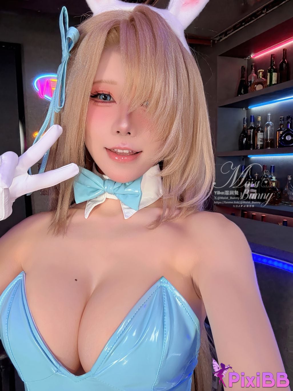 Cosplayer Sticky Dumpling Rabbit 2026 Year 03 monthly works Azure Archives Asuna bunny girl PixiBB.COM 079