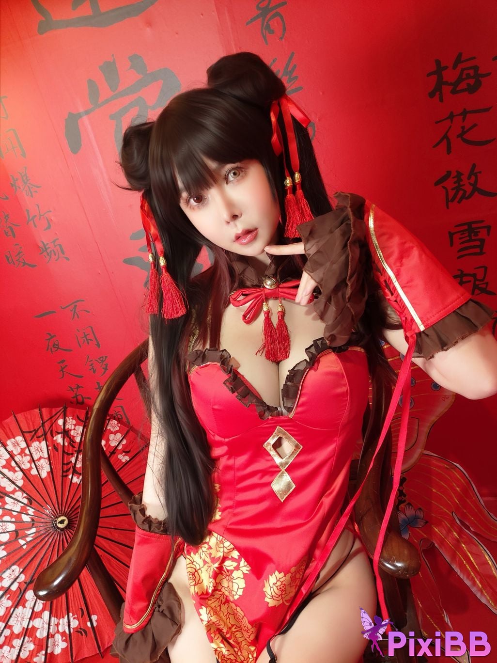 Cosplay Amazon Catfish Tokizaki Kurosan Cheongsam PixiBB.COM 002
