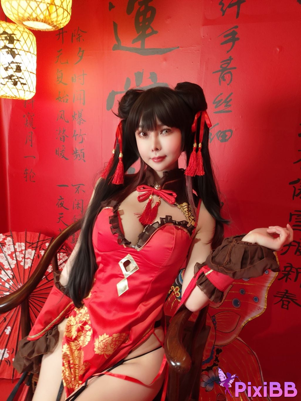 Cosplay Amazon Catfish Tokizaki Kurosan Cheongsam PixiBB.COM 003