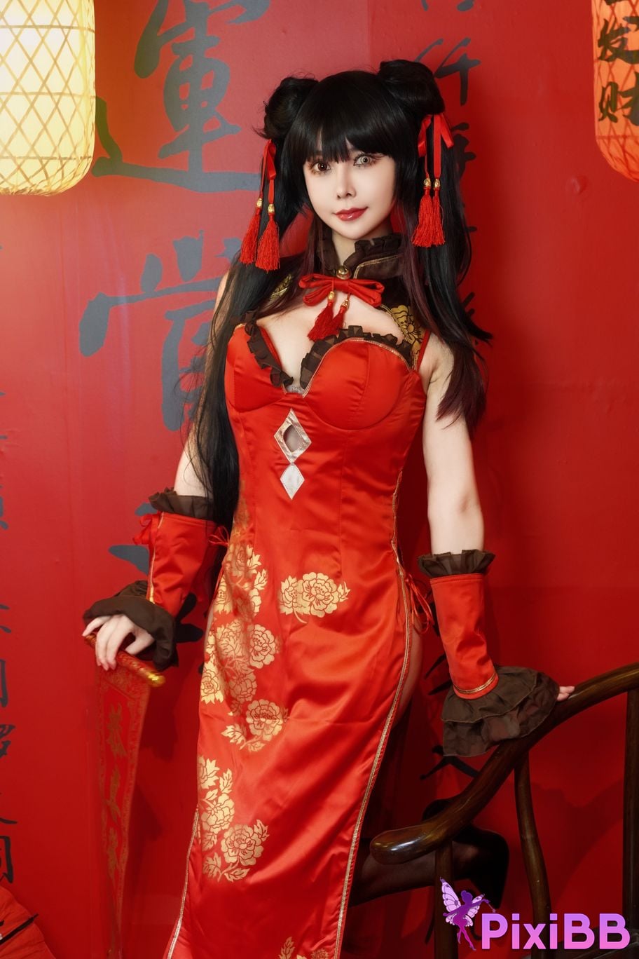 Cosplay Amazon Catfish Tokizaki Kurosan Cheongsam PixiBB.COM 006