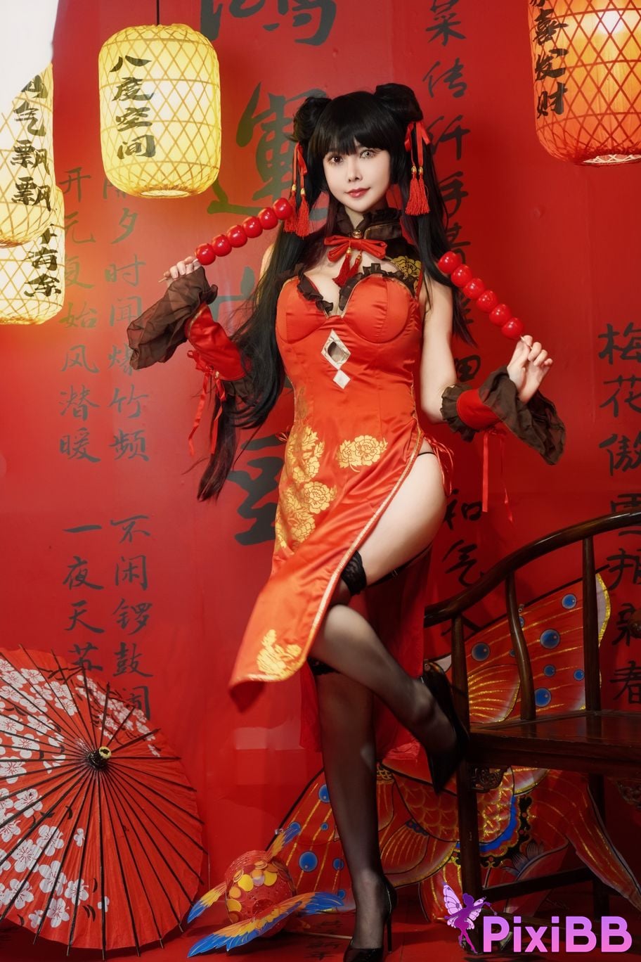 Cosplay Amazon Catfish Tokizaki Kurosan Cheongsam PixiBB.COM 007