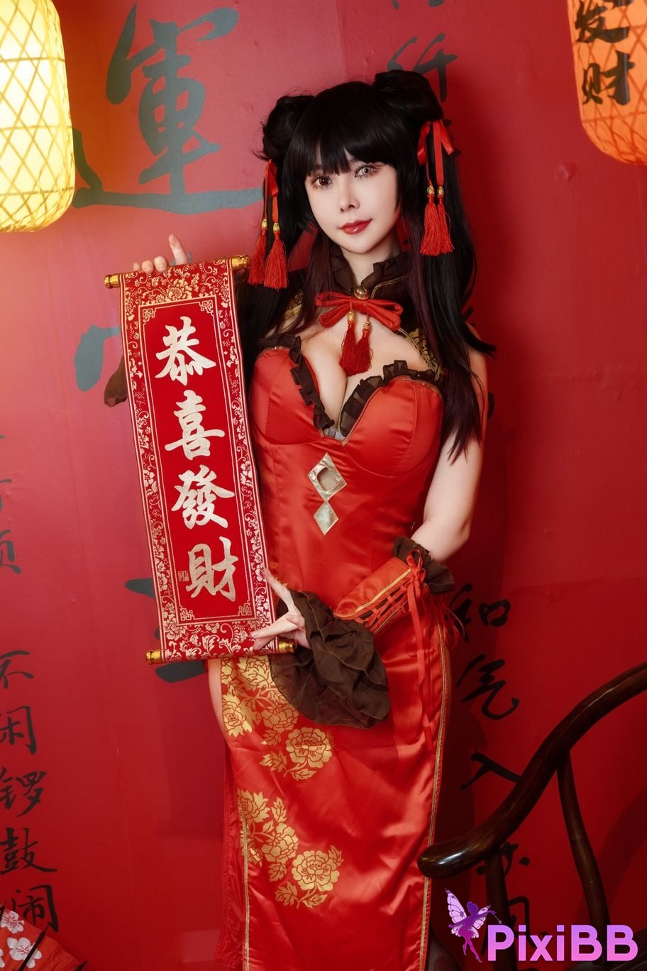 Cosplay Amazon Catfish Tokizaki Kurosan Cheongsam PixiBB.COM 008