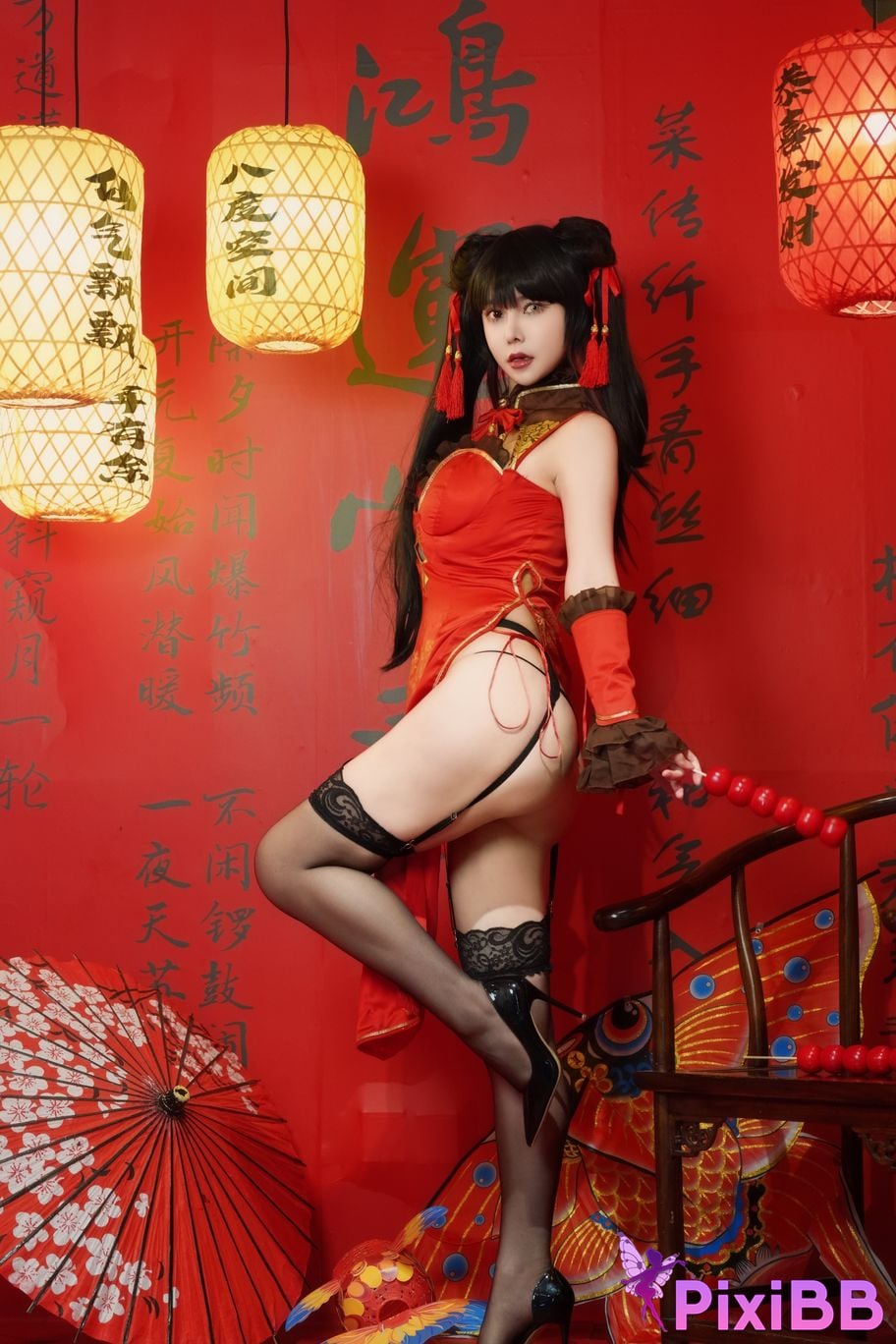 Cosplay Amazon Catfish Tokizaki Kurosan Cheongsam PixiBB.COM 009
