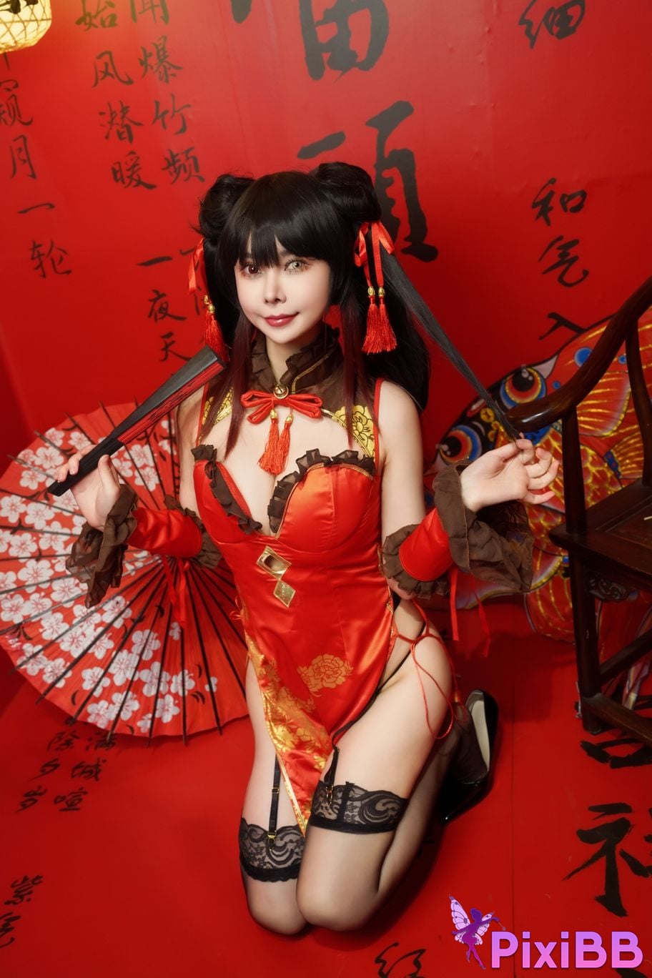 Cosplay Amazon Catfish Tokizaki Kurosan Cheongsam PixiBB.COM 010