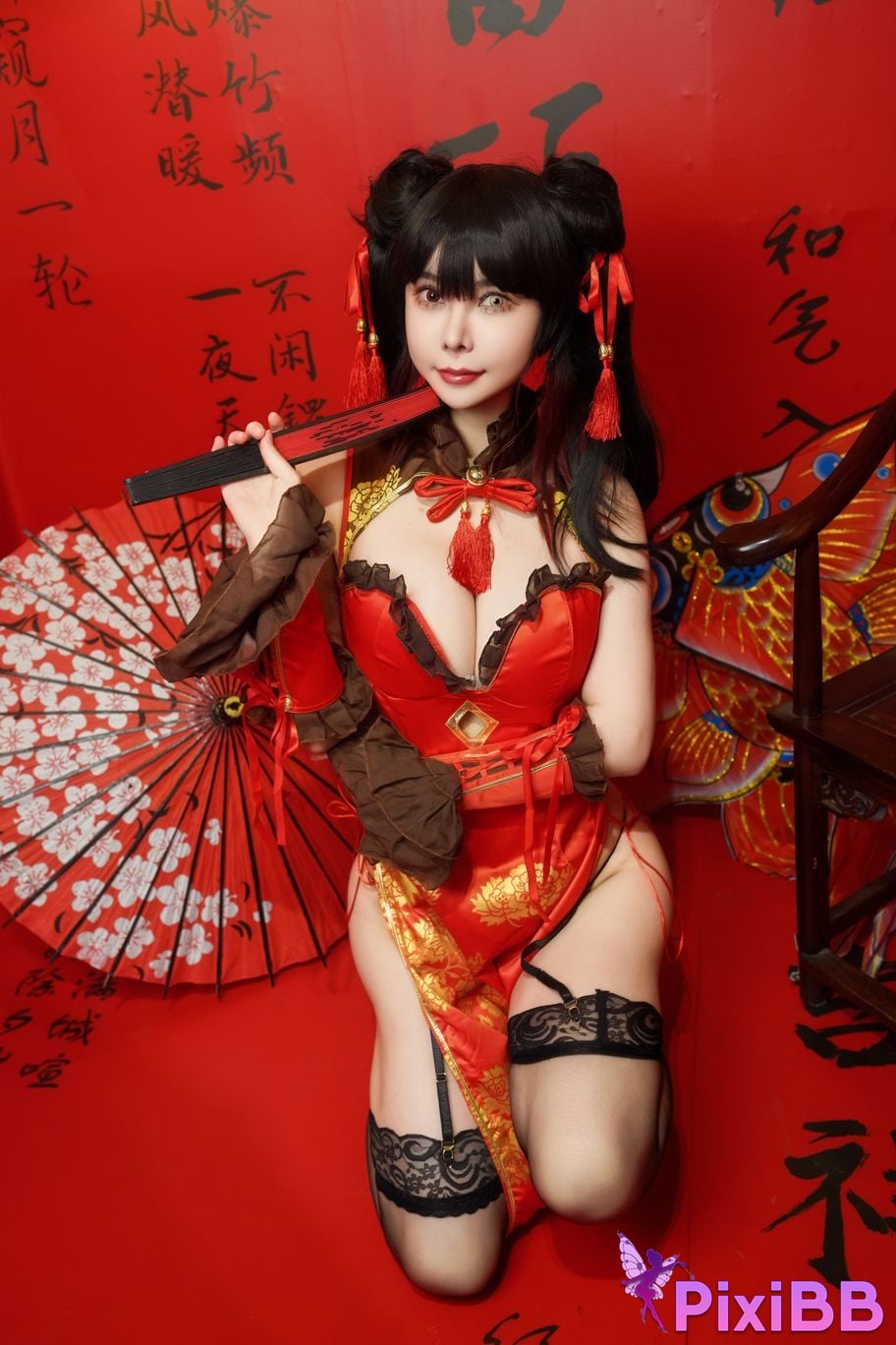 Cosplay Amazon Catfish Tokizaki Kurosan Cheongsam PixiBB.COM 011
