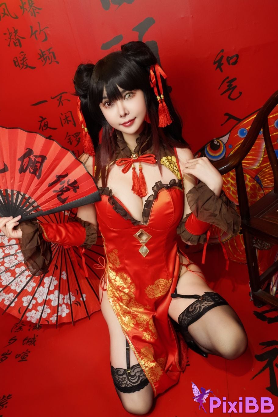 Cosplay Amazon Catfish Tokizaki Kurosan Cheongsam PixiBB.COM 012