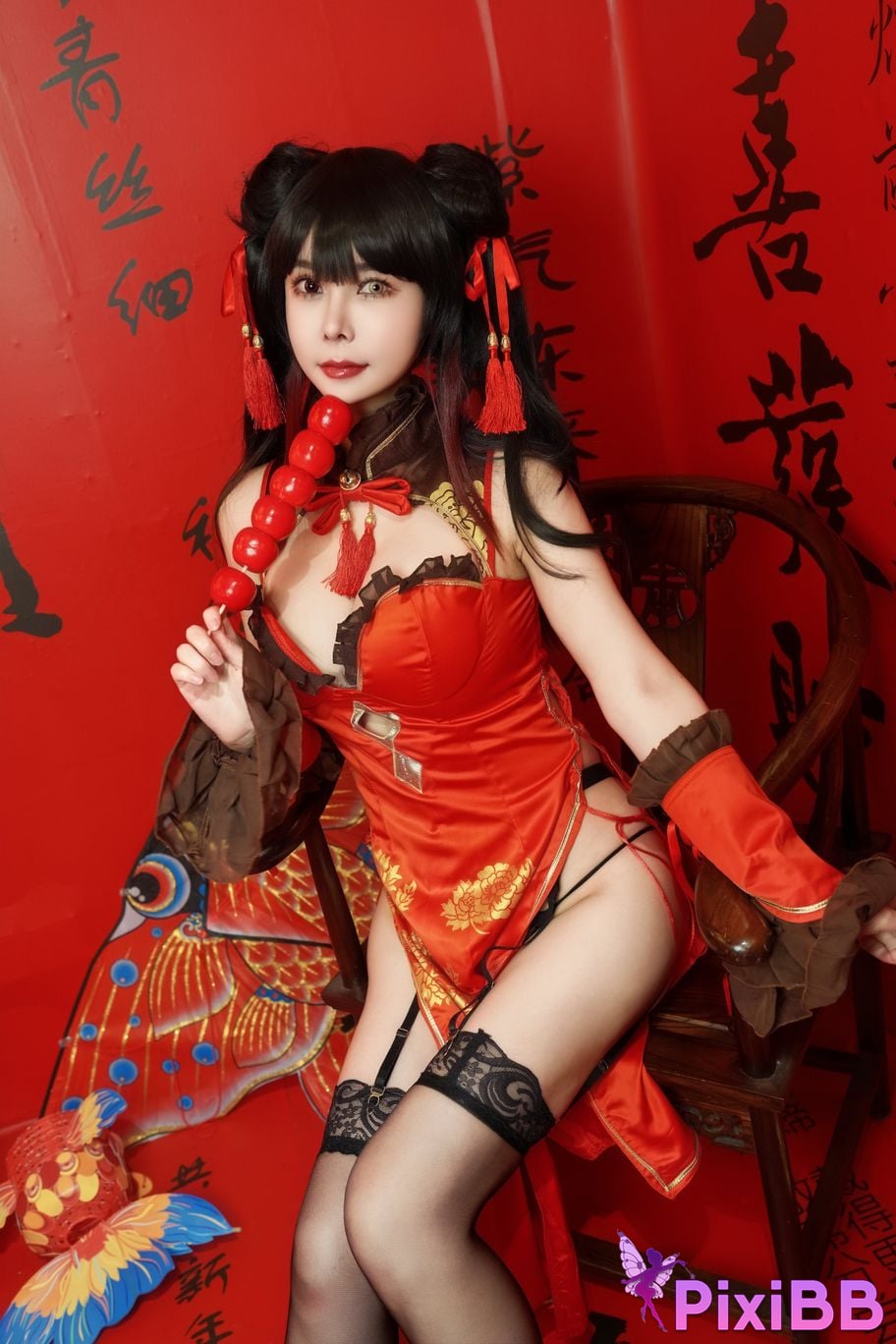 Cosplay Amazon Catfish Tokizaki Kurosan Cheongsam PixiBB.COM 015