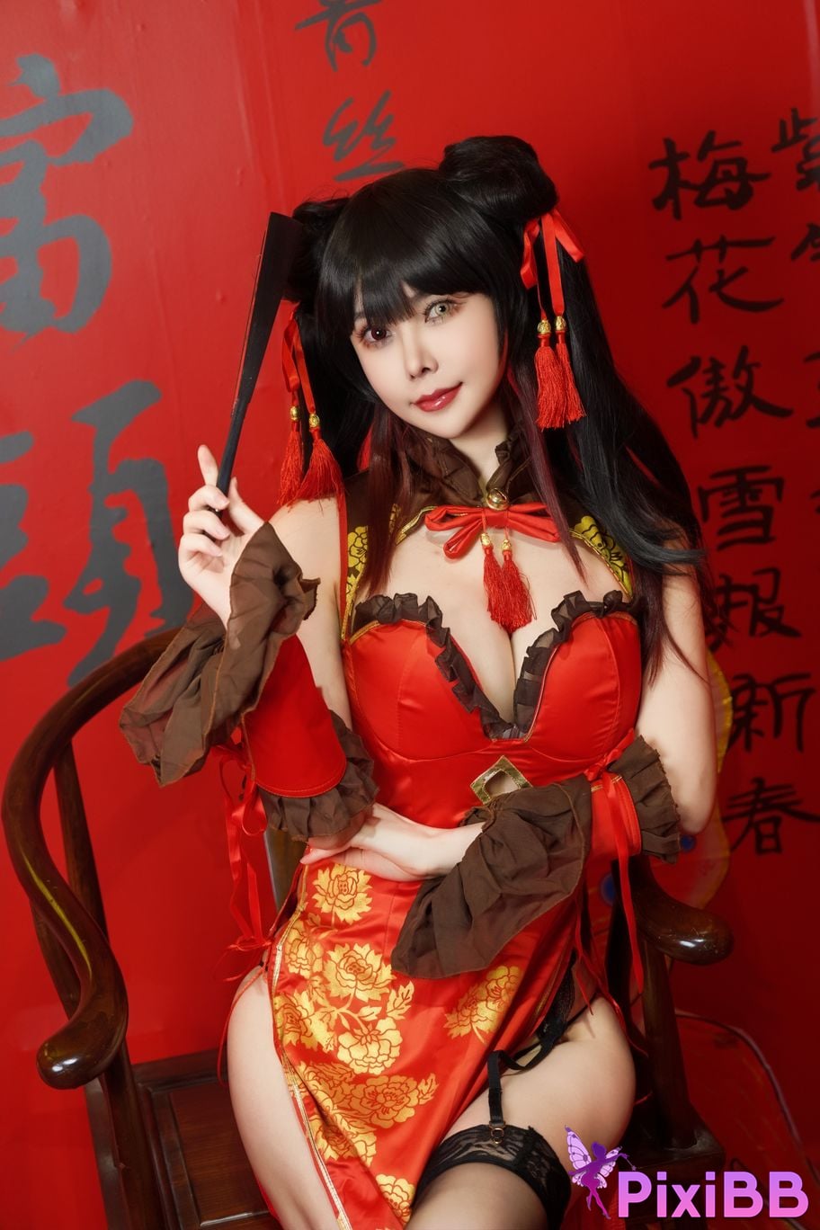 Cosplay Amazon Catfish Tokizaki Kurosan Cheongsam PixiBB.COM 018