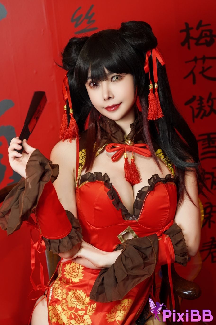 Cosplay Amazon Catfish Tokizaki Kurosan Cheongsam PixiBB.COM 022