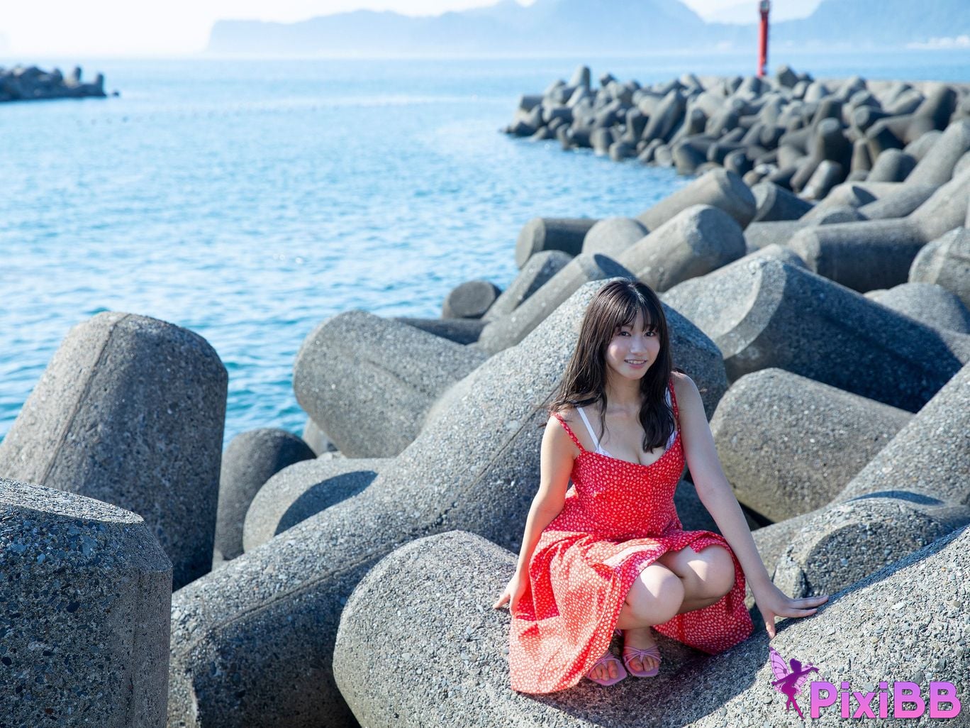 Japanese Idol Kokomi Momose female college student a summer adventure Weekly Post Digital Photo Book PixiBB.COM 080