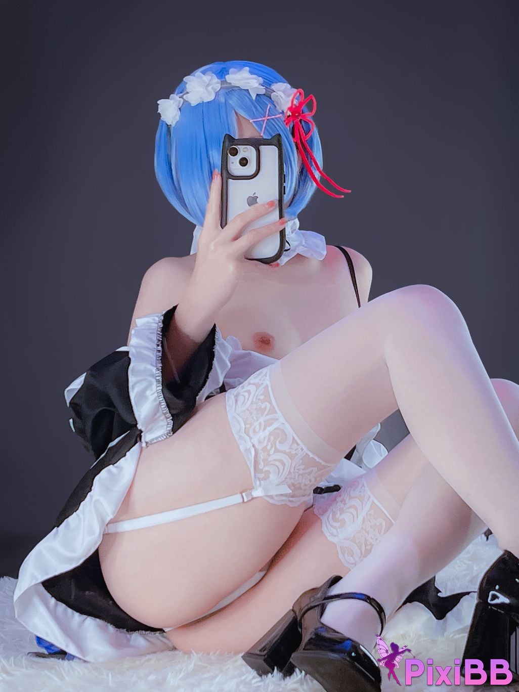 Cosplayer Ayame base White Srem PixiBB.COM 004