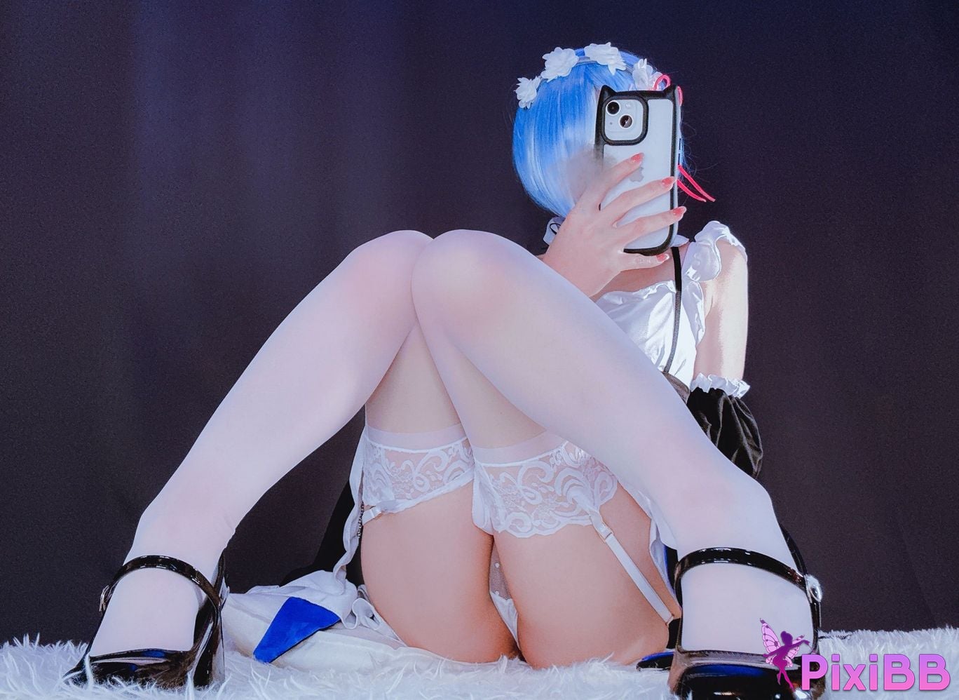 Cosplayer Ayame base White Srem PixiBB.COM 020