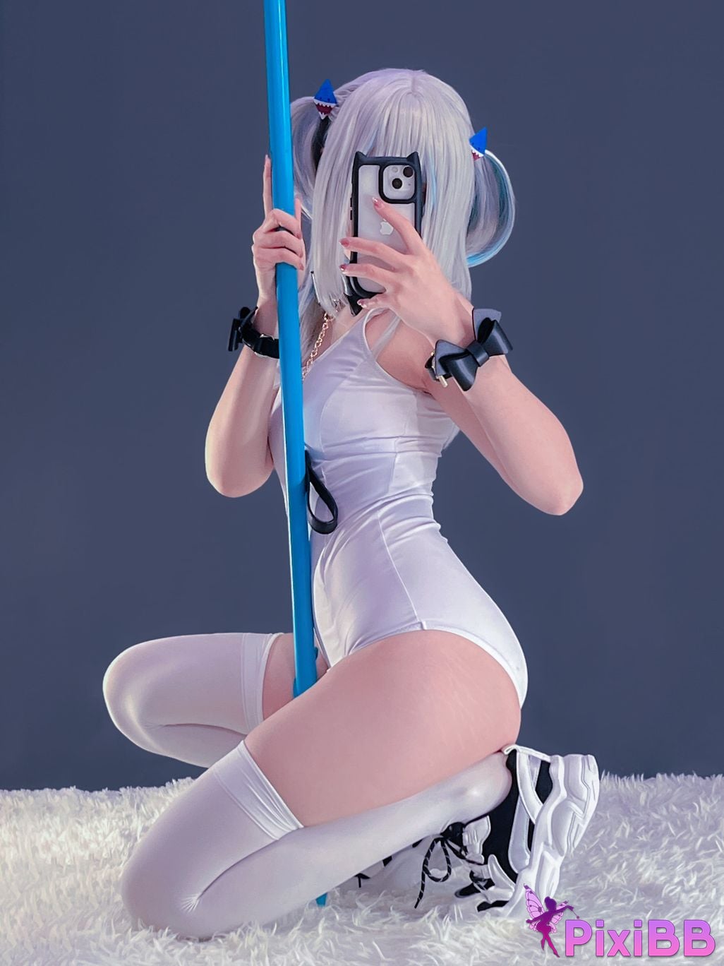 Cosplay Ayame base Gura Swimsuit PixiBB.COM 030