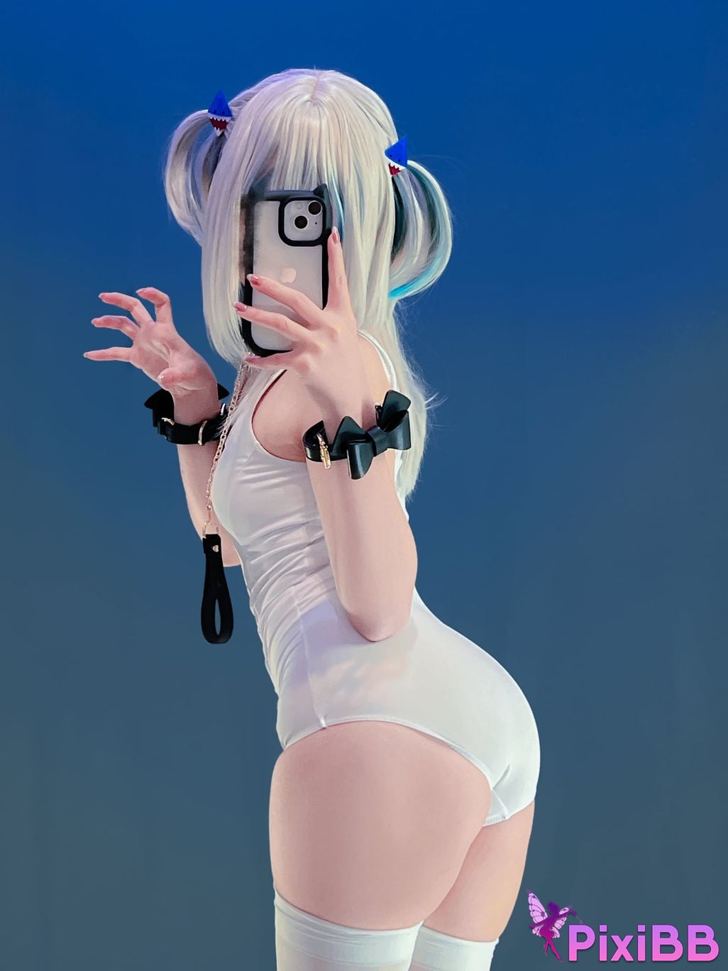 Cosplay Ayame base Gura Swimsuit PixiBB.COM 031