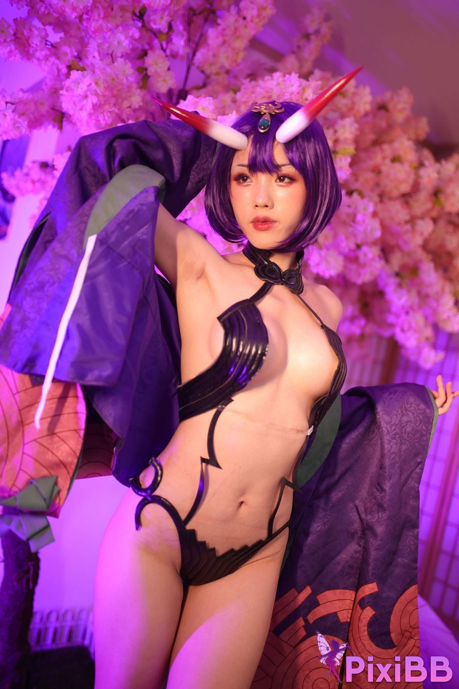 Cosplayer Titanium alloy TiTi Drinking wine PixiBB.COM 055