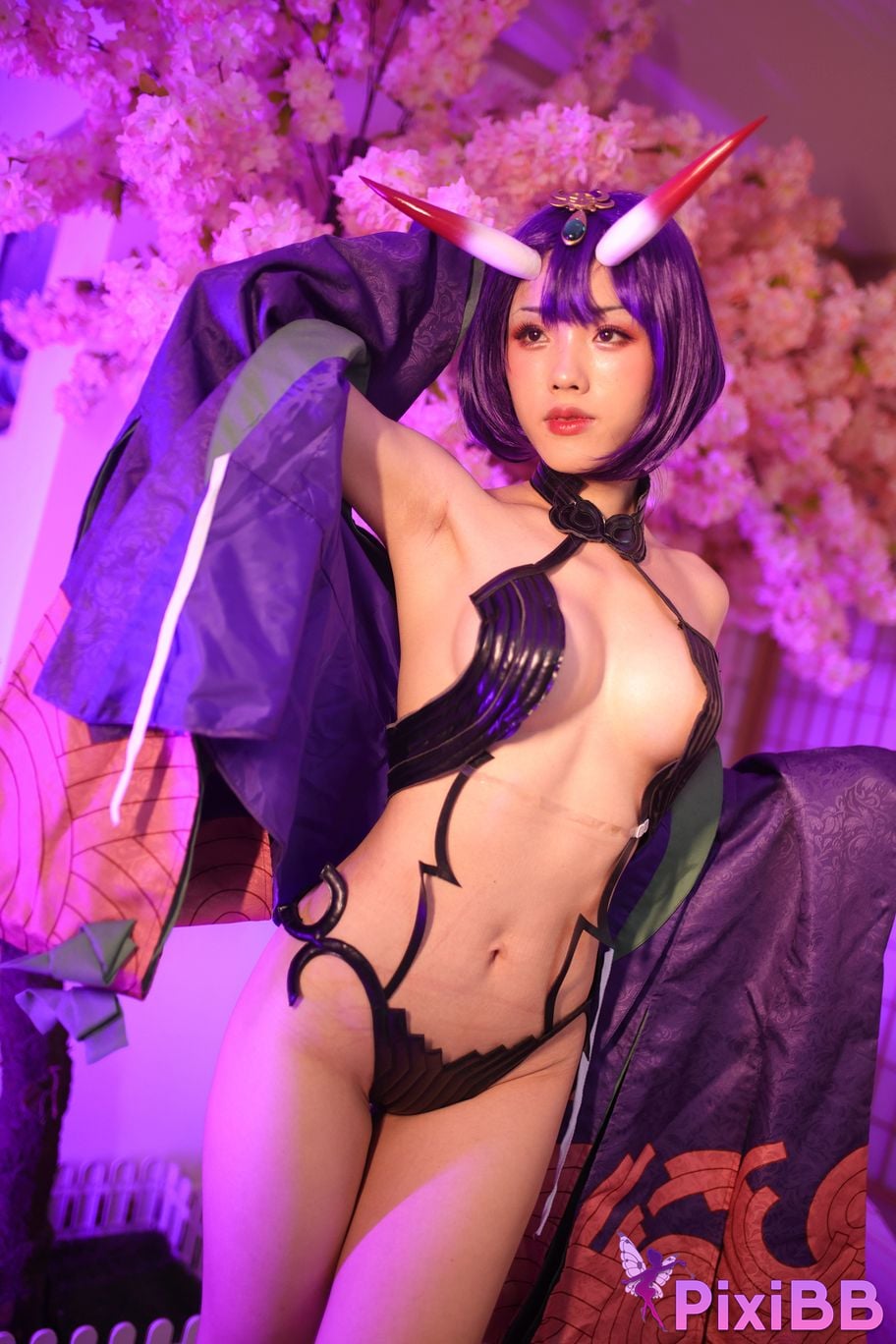 Cosplayer Titanium alloy TiTi Drinking wine PixiBB.COM 056