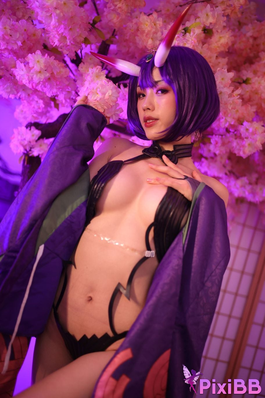 Cosplayer Titanium alloy TiTi Drinking wine PixiBB.COM 057