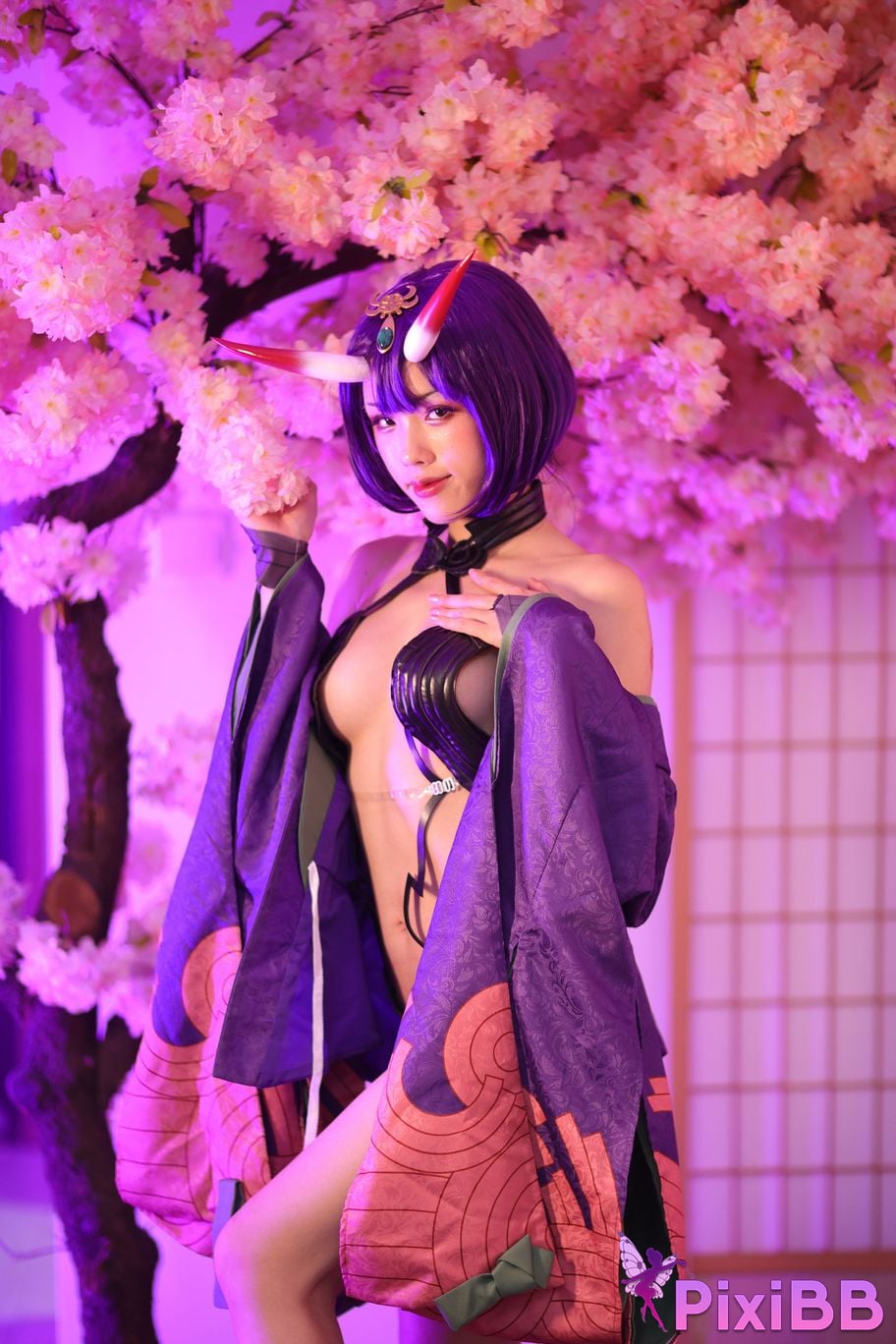 Cosplayer Titanium alloy TiTi Drinking wine PixiBB.COM 060