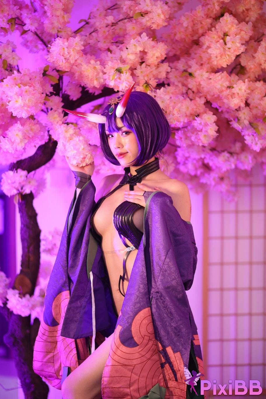 Cosplayer Titanium alloy TiTi Drinking wine PixiBB.COM 061