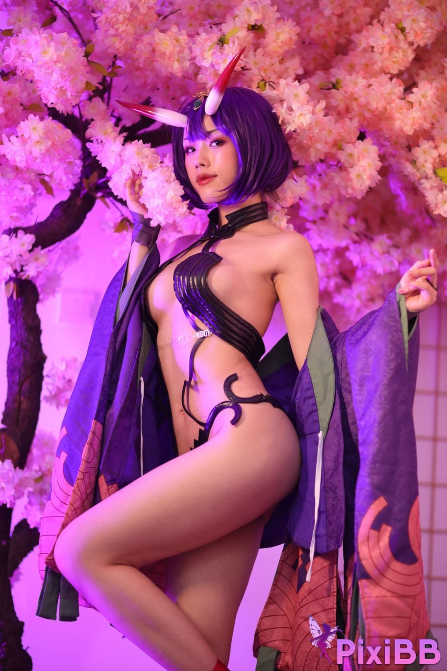 Cosplayer Titanium alloy TiTi Drinking wine PixiBB.COM 063