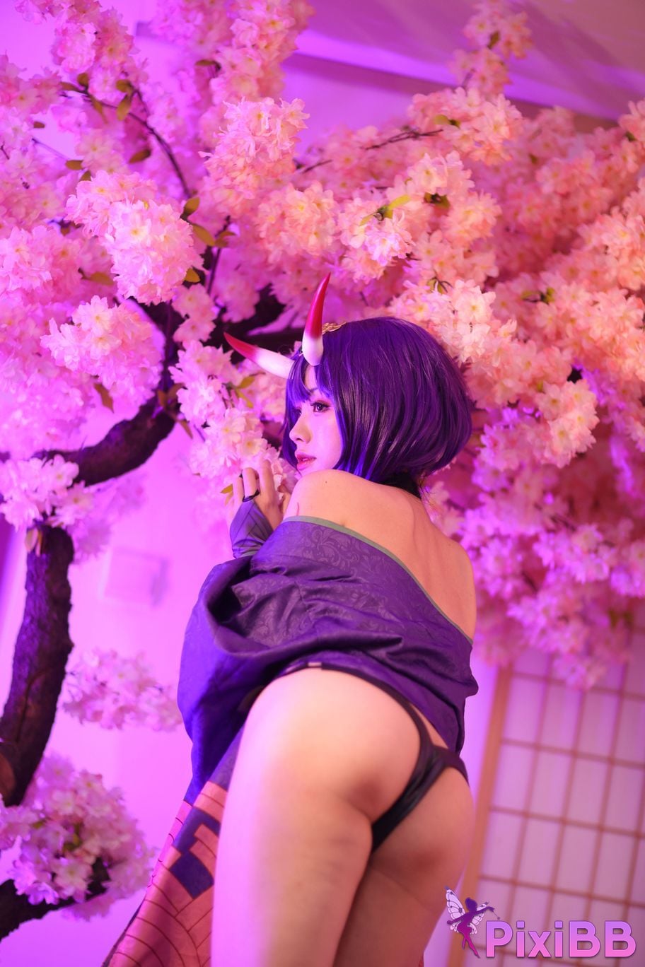 Cosplayer Titanium alloy TiTi Drinking wine PixiBB.COM 068