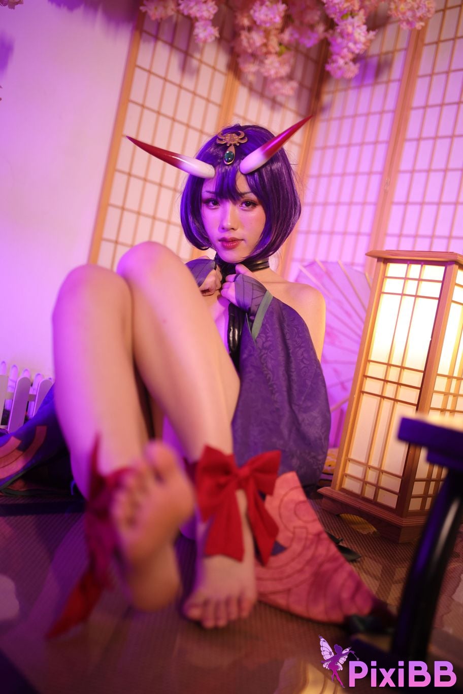 Cosplayer Titanium alloy TiTi Drinking wine PixiBB.COM 106