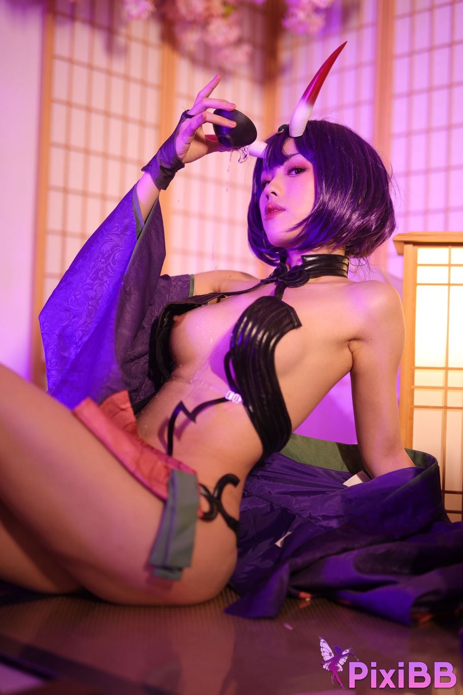 Cosplayer Titanium alloy TiTi Drinking wine PixiBB.COM 125