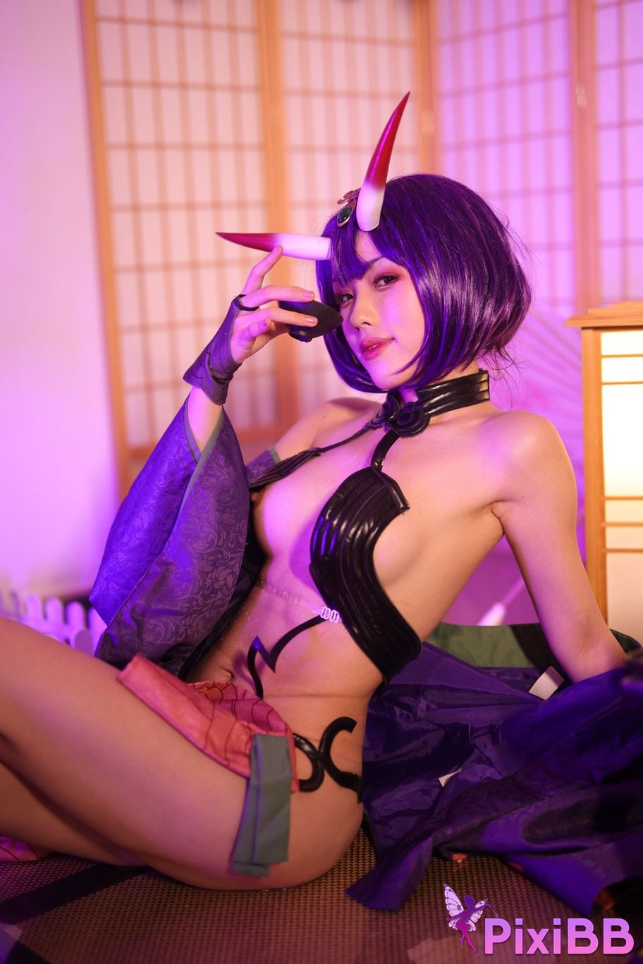 Cosplayer Titanium alloy TiTi Drinking wine PixiBB.COM 130