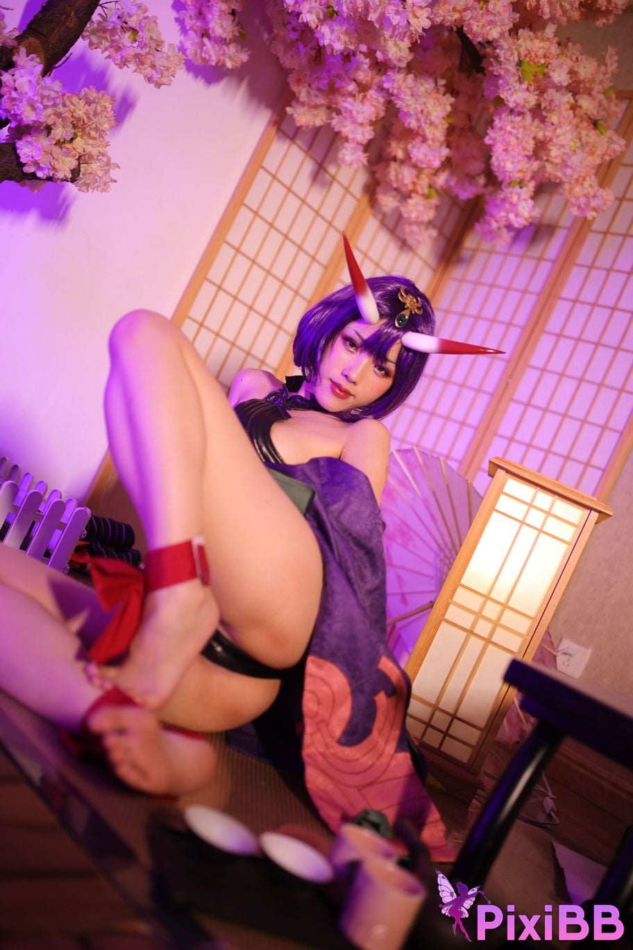 Cosplayer Titanium alloy TiTi Drinking wine PixiBB.COM 158