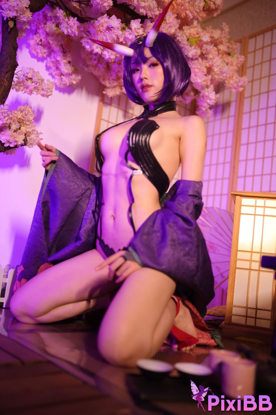 Cosplayer Titanium alloy TiTi Drinking wine PixiBB.COM 163