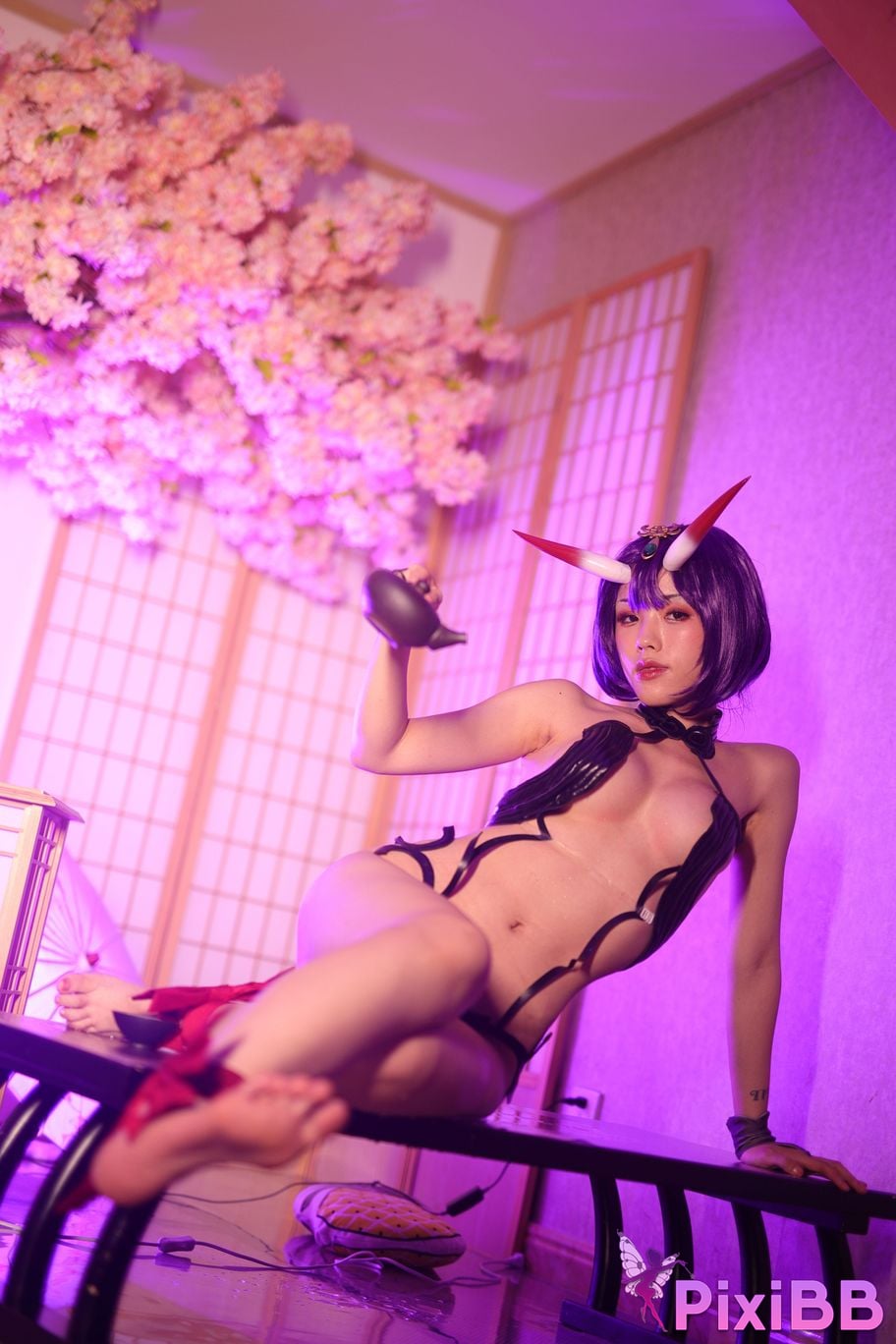 Cosplayer Titanium alloy TiTi Drinking wine PixiBB.COM 228