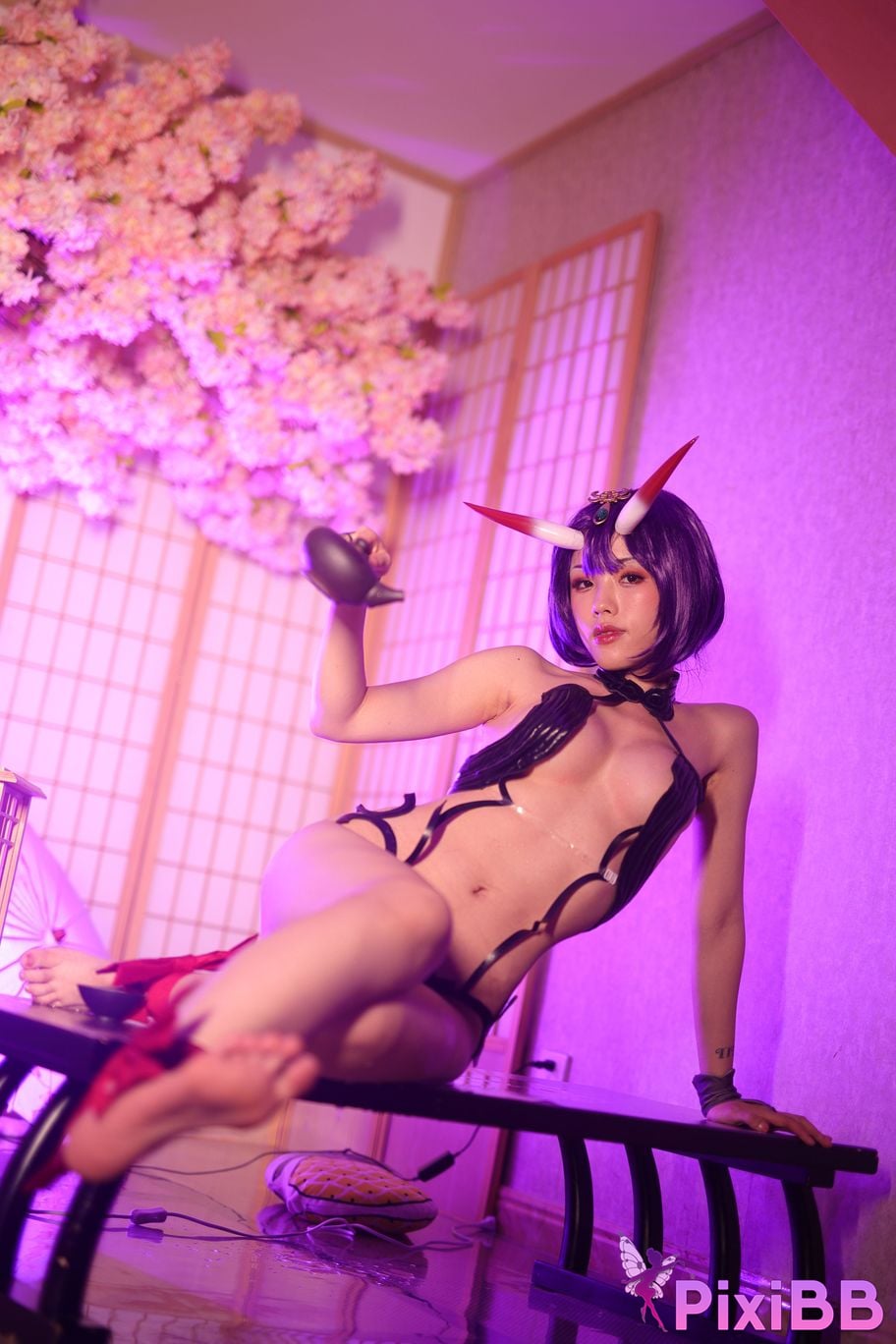 Cosplayer Titanium alloy TiTi Drinking wine PixiBB.COM 230