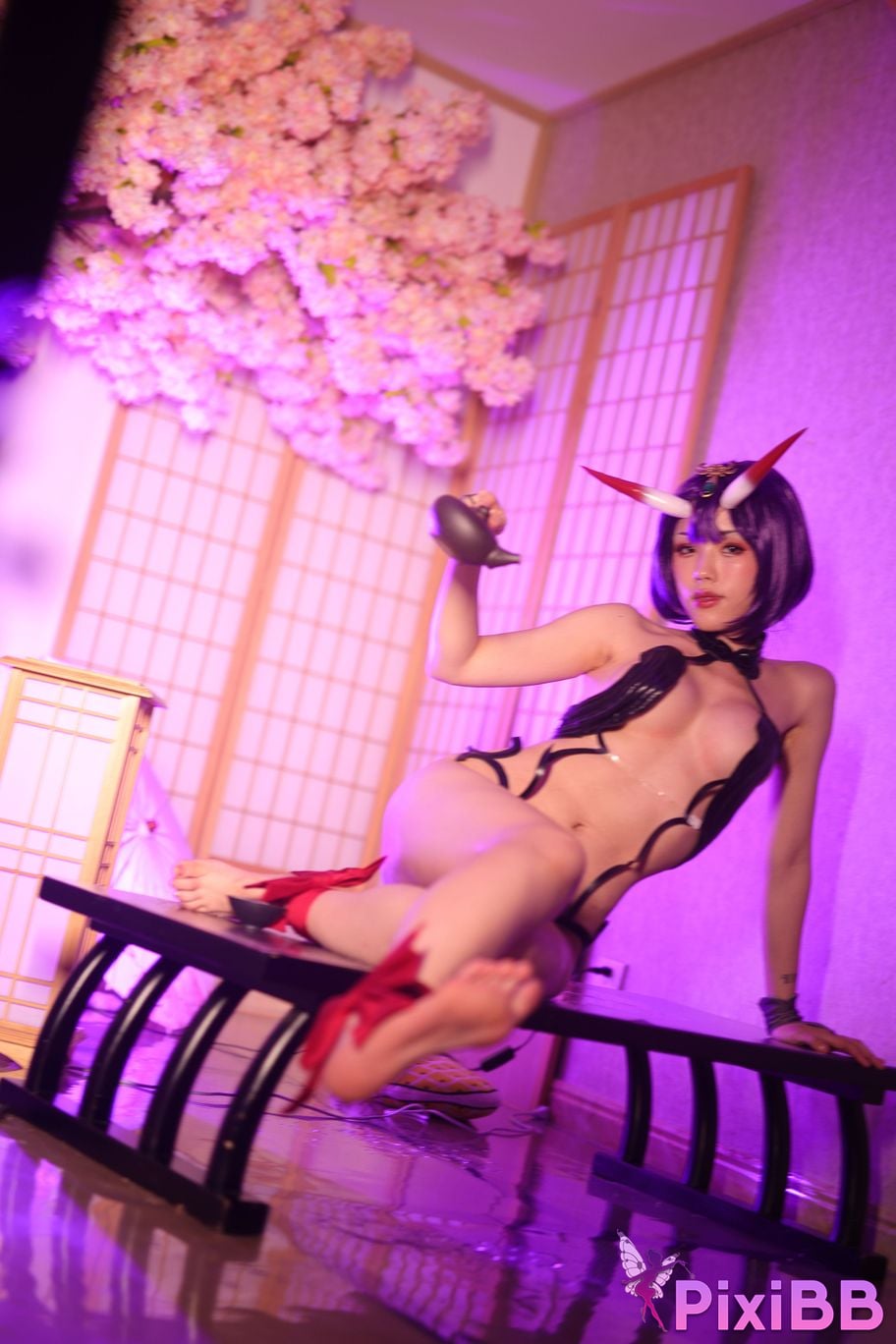 Cosplayer Titanium alloy TiTi Drinking wine PixiBB.COM 233