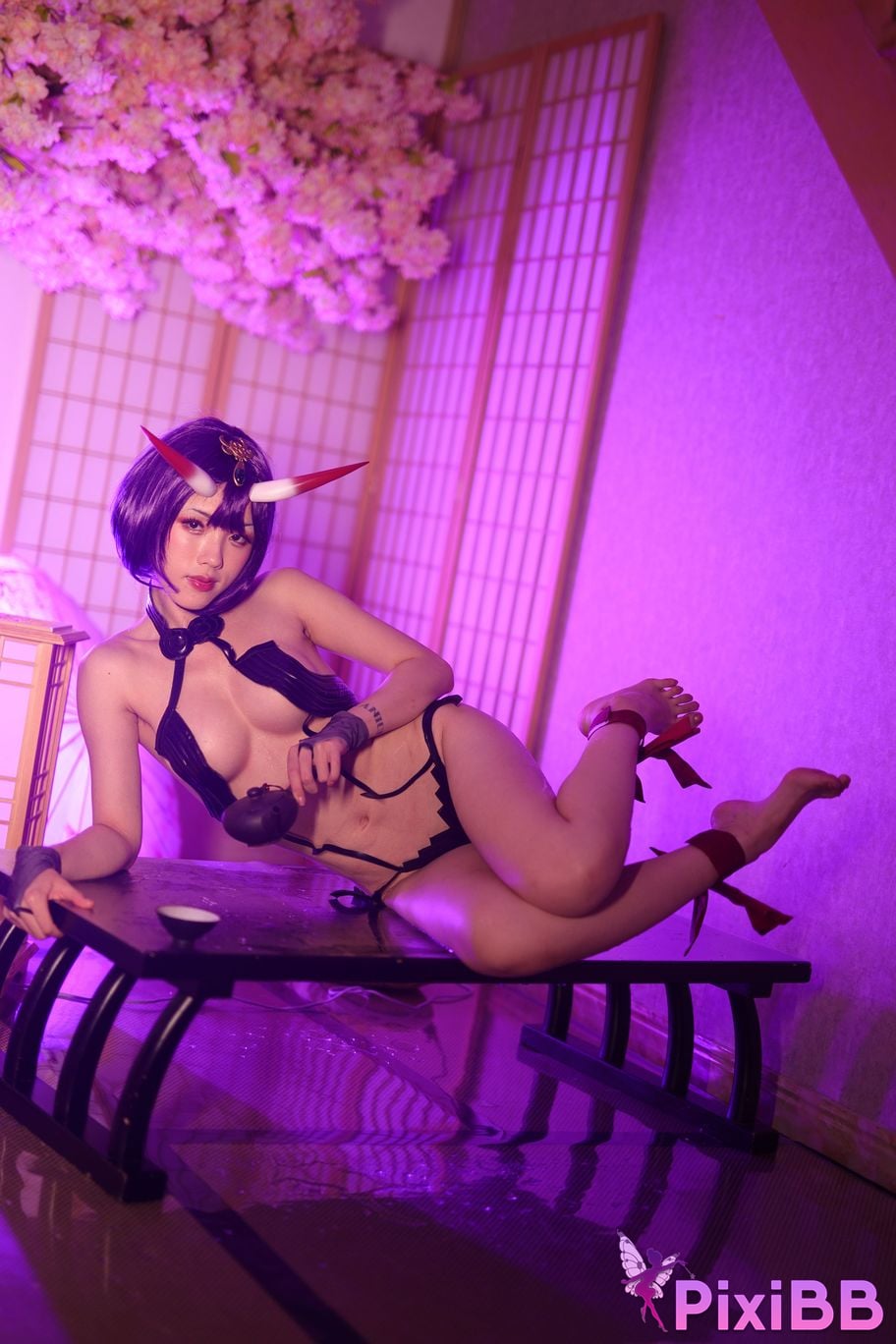 Cosplayer Titanium alloy TiTi Drinking wine PixiBB.COM 241