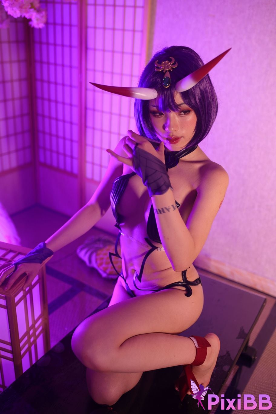 Cosplayer Titanium alloy TiTi Drinking wine PixiBB.COM 292