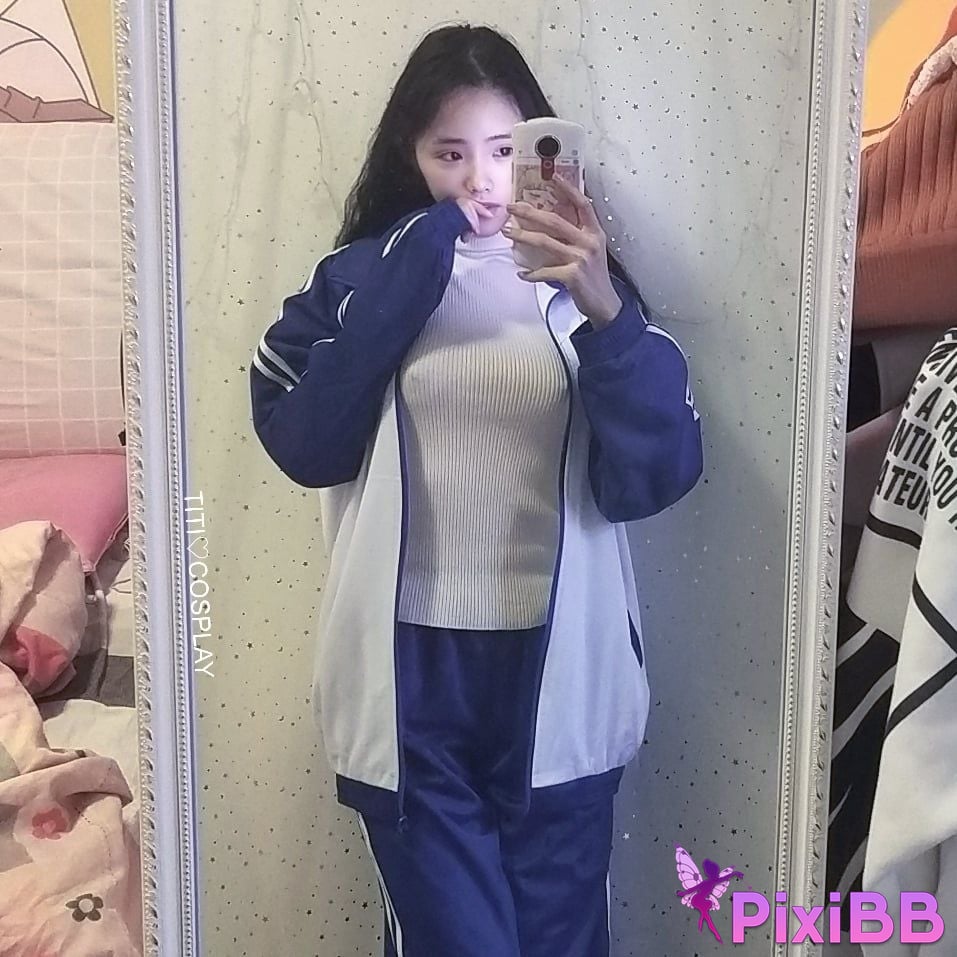 Cosplayer Titanium alloy TiTi school uniform PixiBB.COM 001