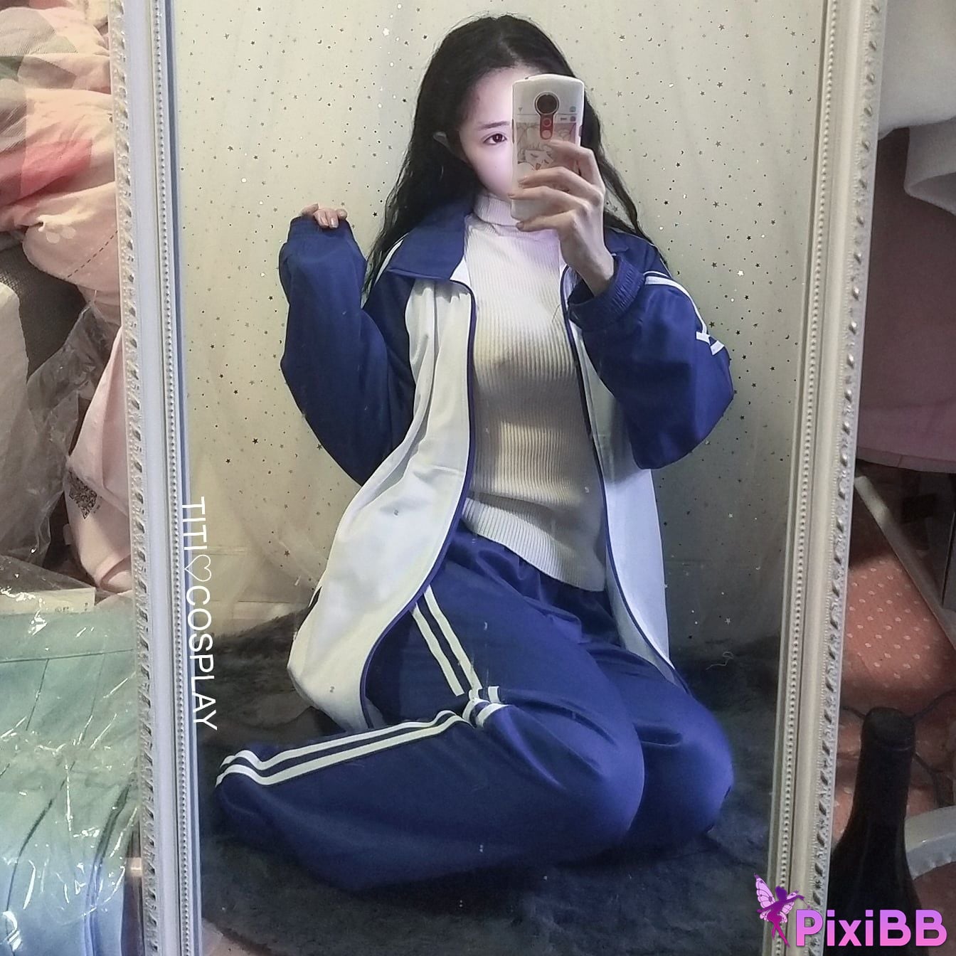 Cosplayer Titanium alloy TiTi school uniform PixiBB.COM 002