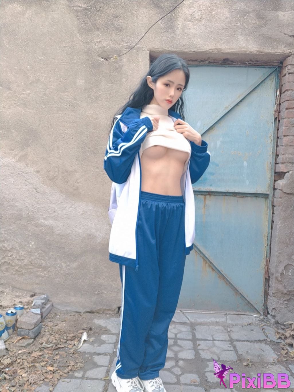 Cosplayer Titanium alloy TiTi school uniform PixiBB.COM 005