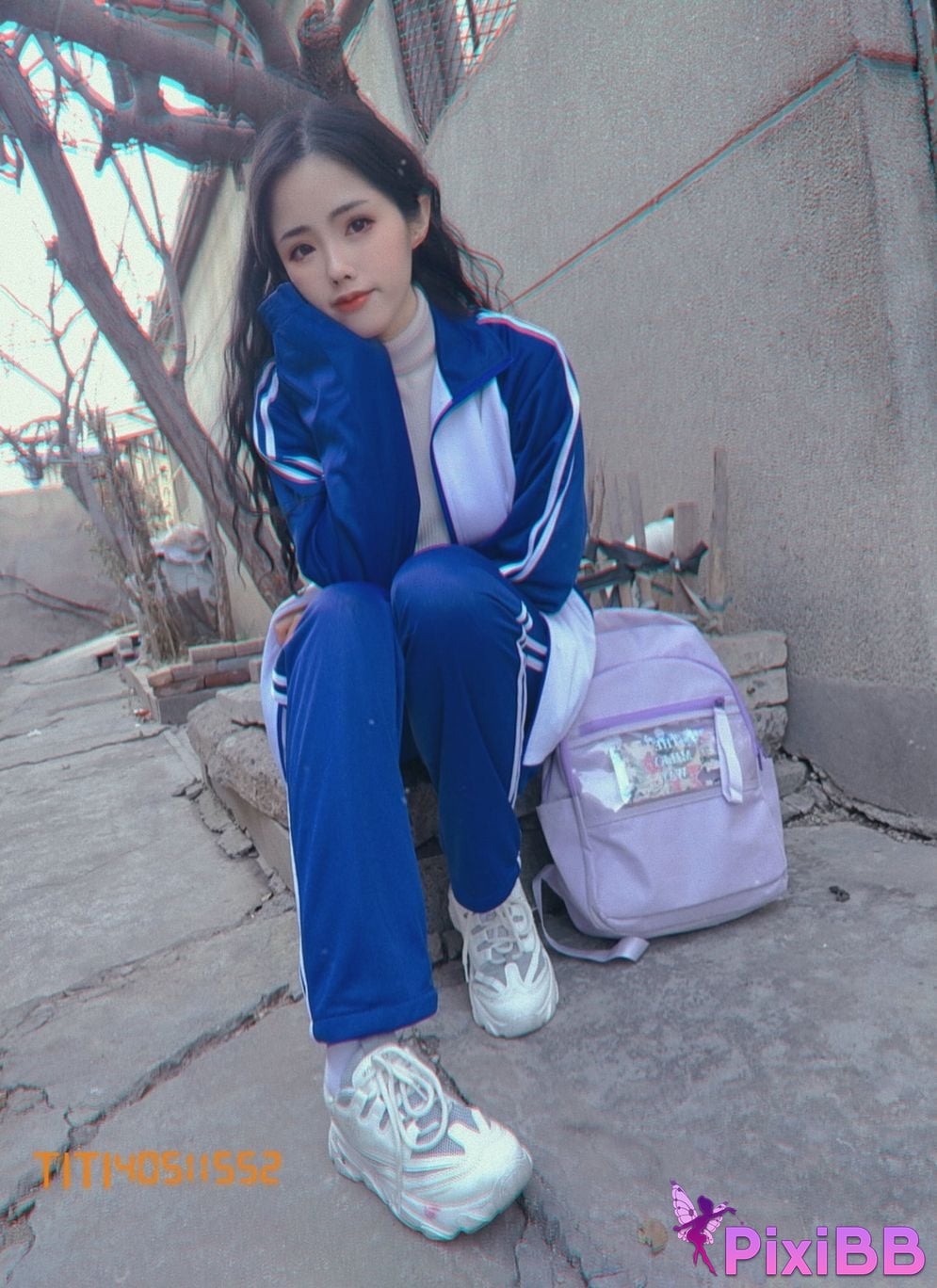 Cosplayer Titanium alloy TiTi school uniform PixiBB.COM 023