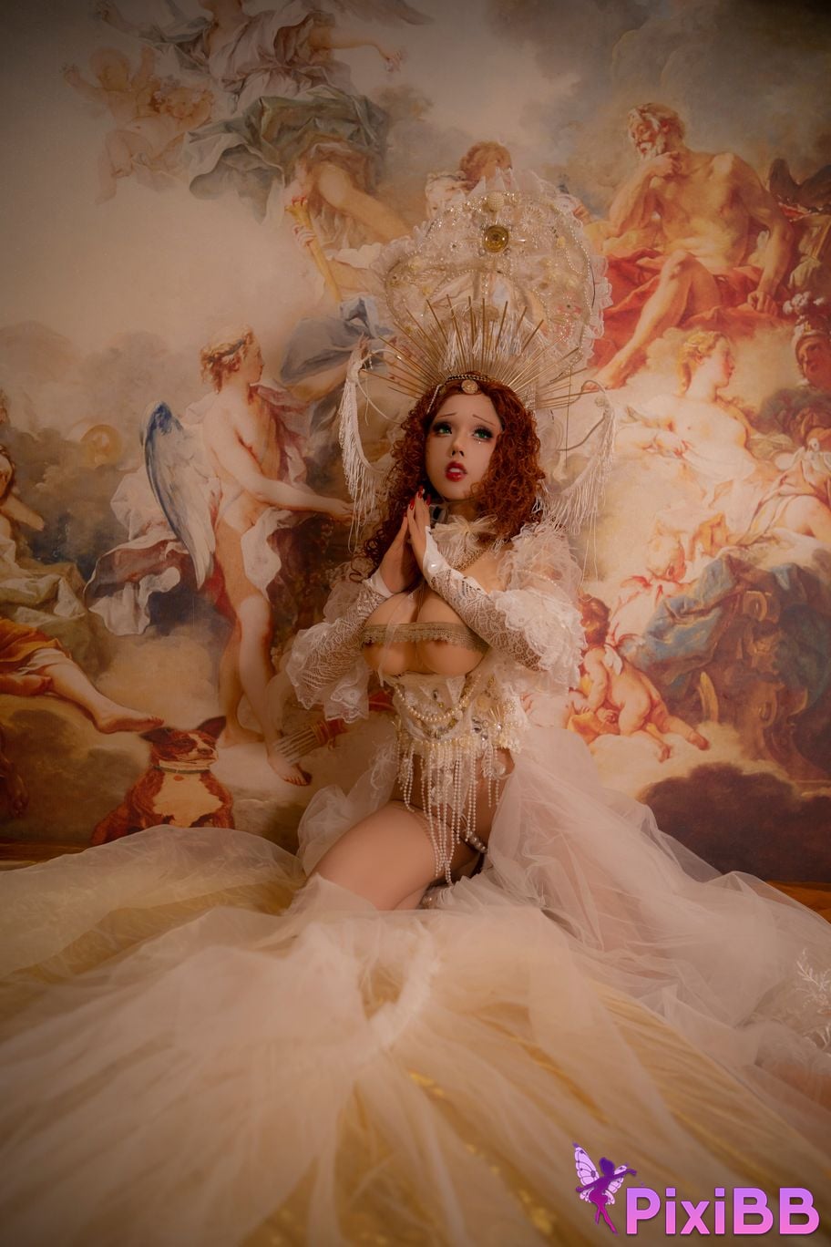 Cosplayer Titanium alloy TiTi Our Lady of Christmas PixiBB.COM 004