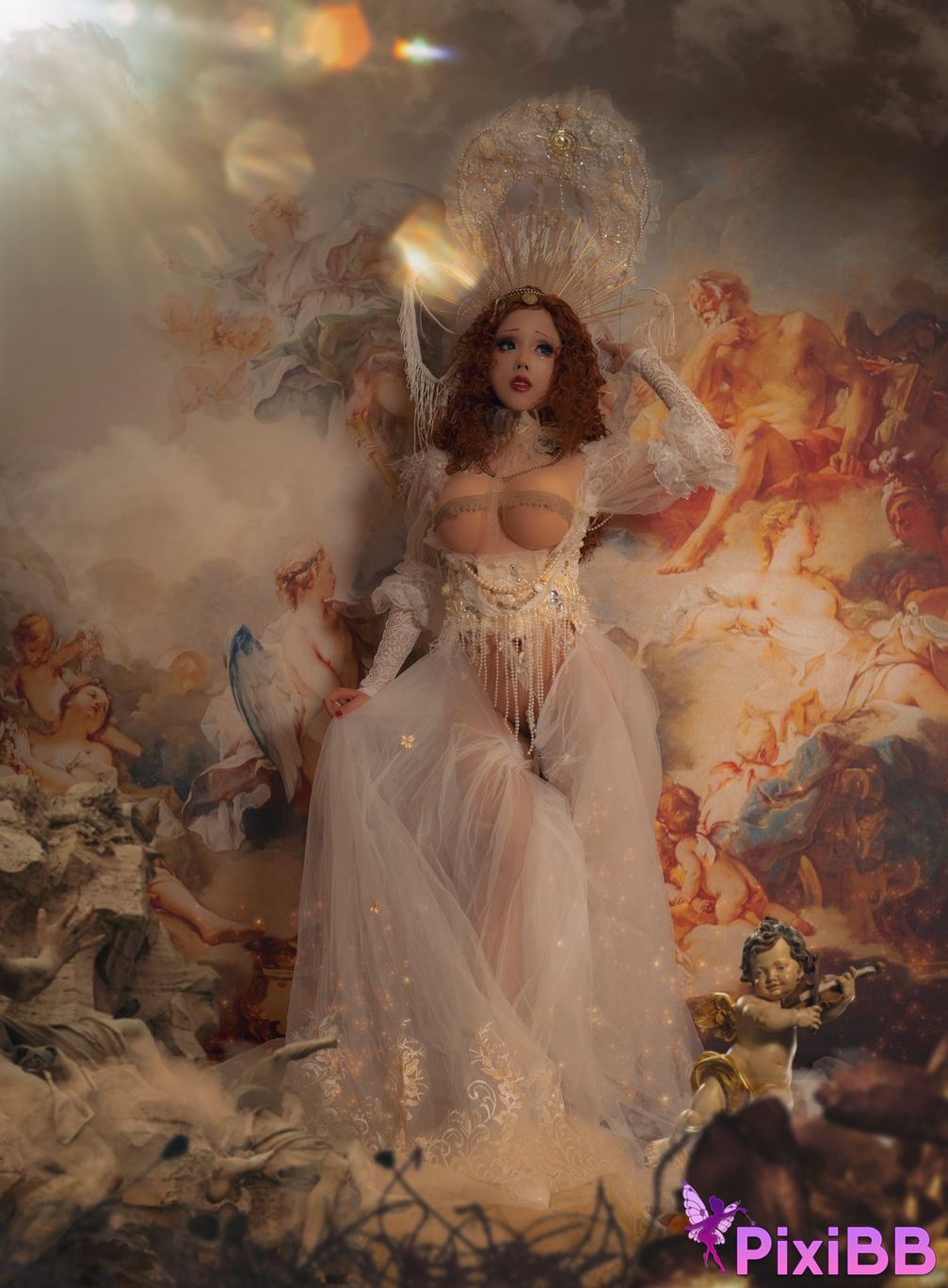 Cosplayer Titanium alloy TiTi Our Lady of Christmas PixiBB.COM 008