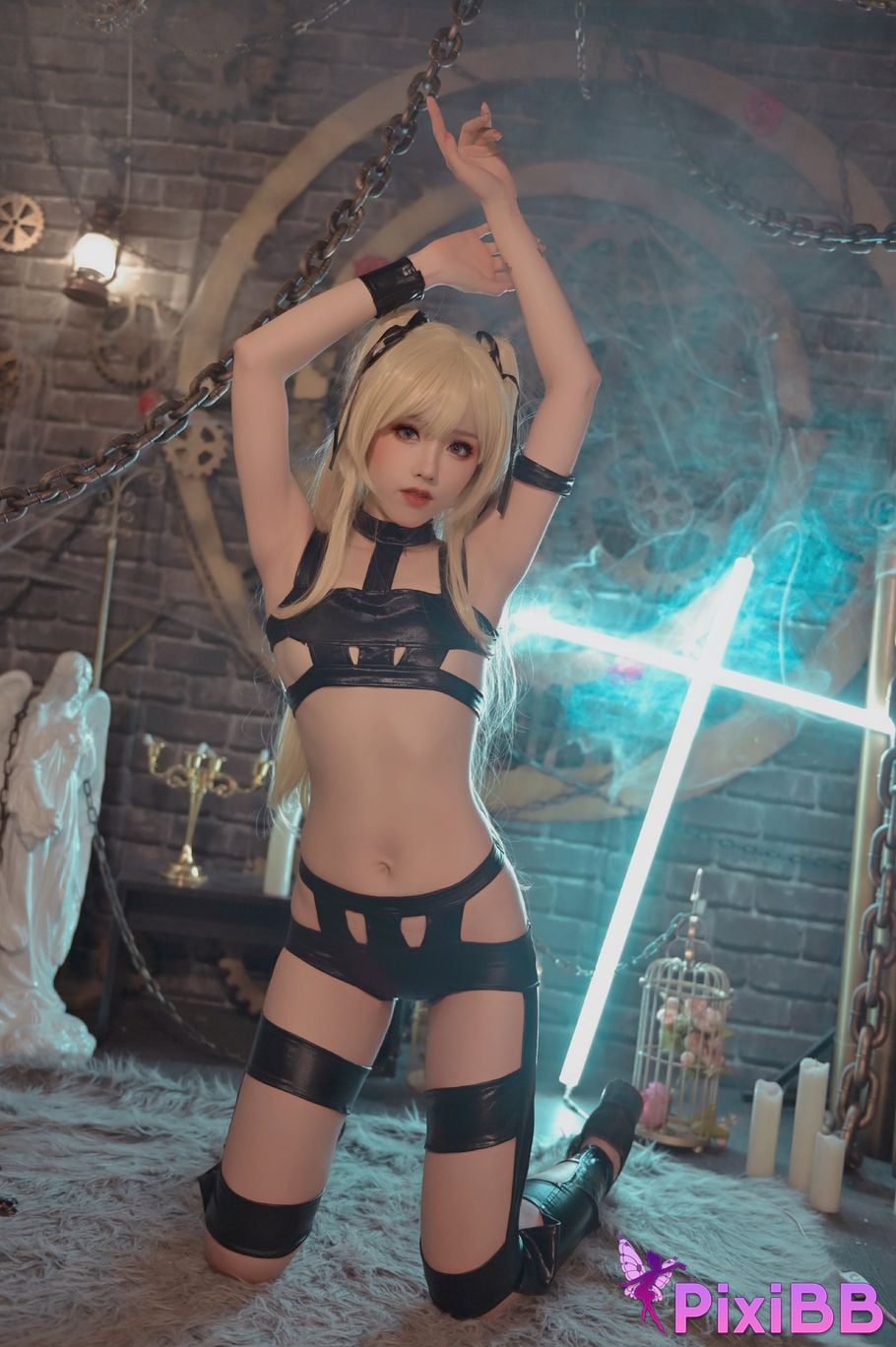 Cosplayer Titanium alloy TiTi Yinglili corset PixiBB.COM 001