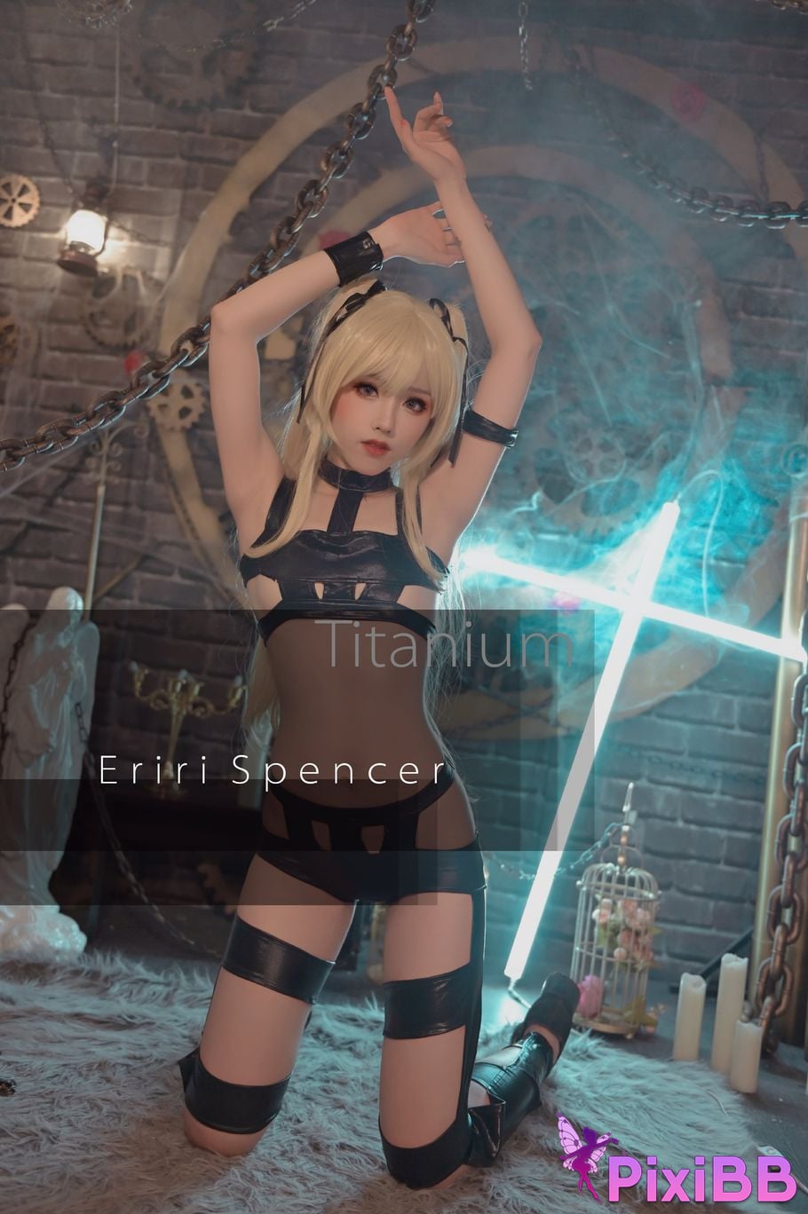 Cosplayer Titanium alloy TiTi Yinglili corset PixiBB.COM 002